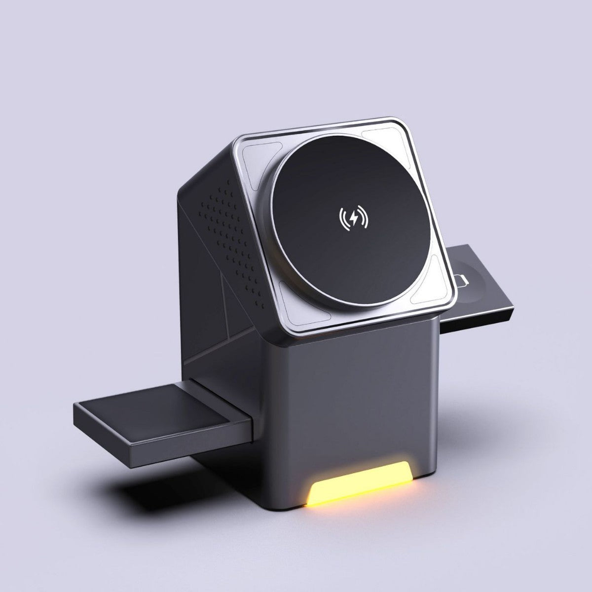 ZEEHOO 3-in-1 Auto-Rotating MagSafe Charging Station