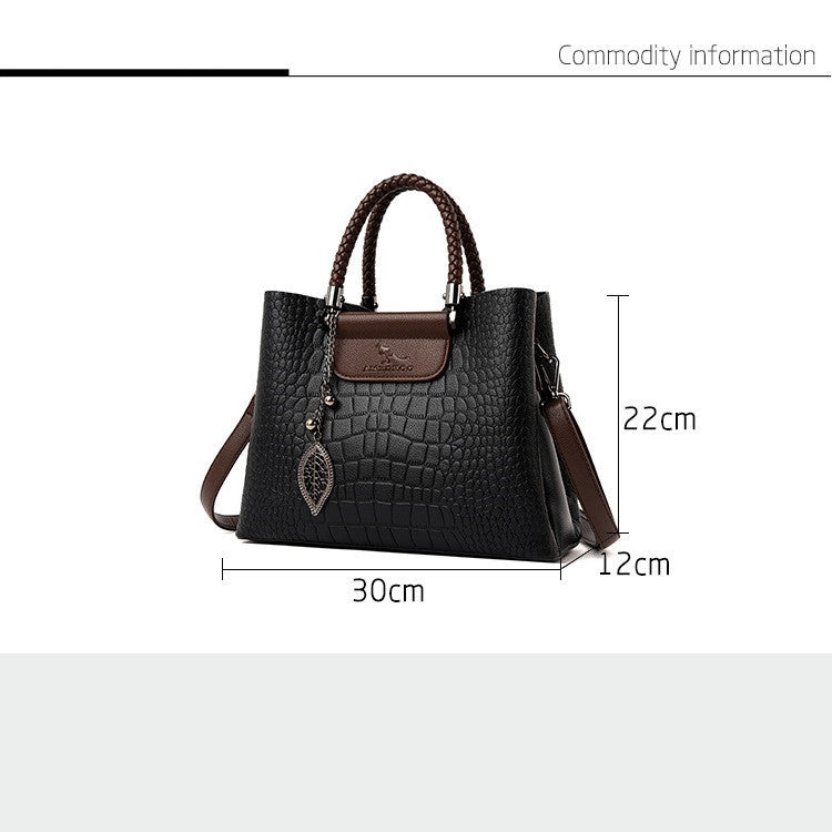 Aurelia Soft-Touch Messenger Tote – Versatile Shoulder Bag for Women