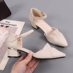 Women’s Coarse Heel Roman Sandals
