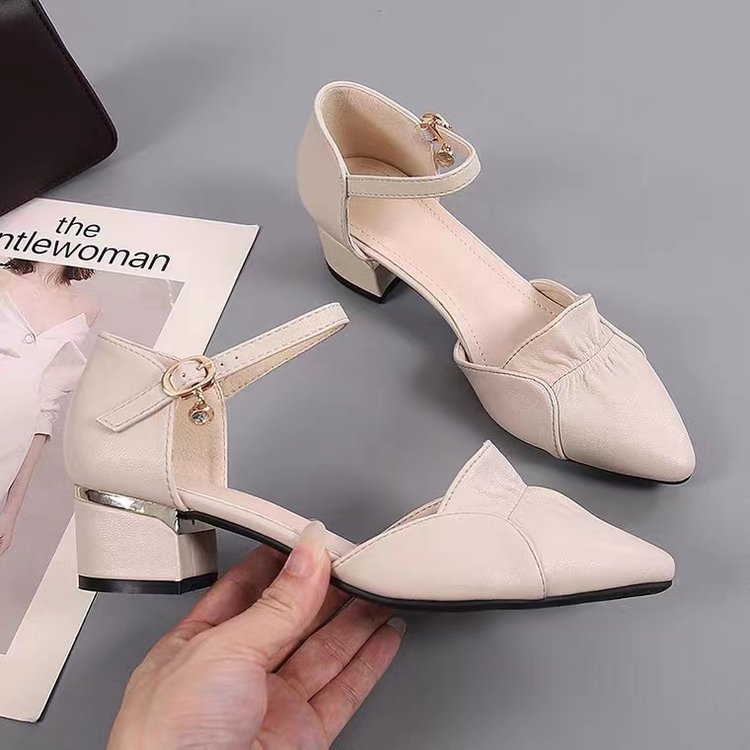 Women’s Coarse Heel Roman Sandals