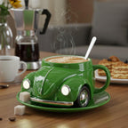 Beetle Shaped Coffee Cup – Unique Resin Mug for Coffee Lovers, Gift Idea