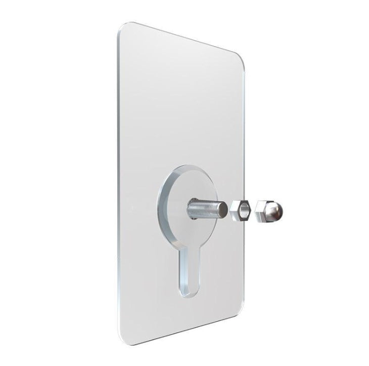 🧲 Strong Adhesive Non-Marking Nail – Nail-Free Wall Hooks, Heavy Duty Transparent Screw Holders (32 Pack)