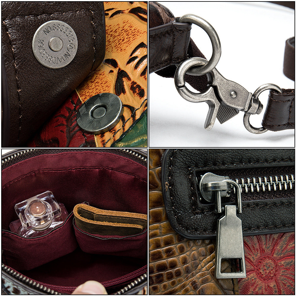 Aurelia™ Genuine Cowhide Tassel Crossbody Bag