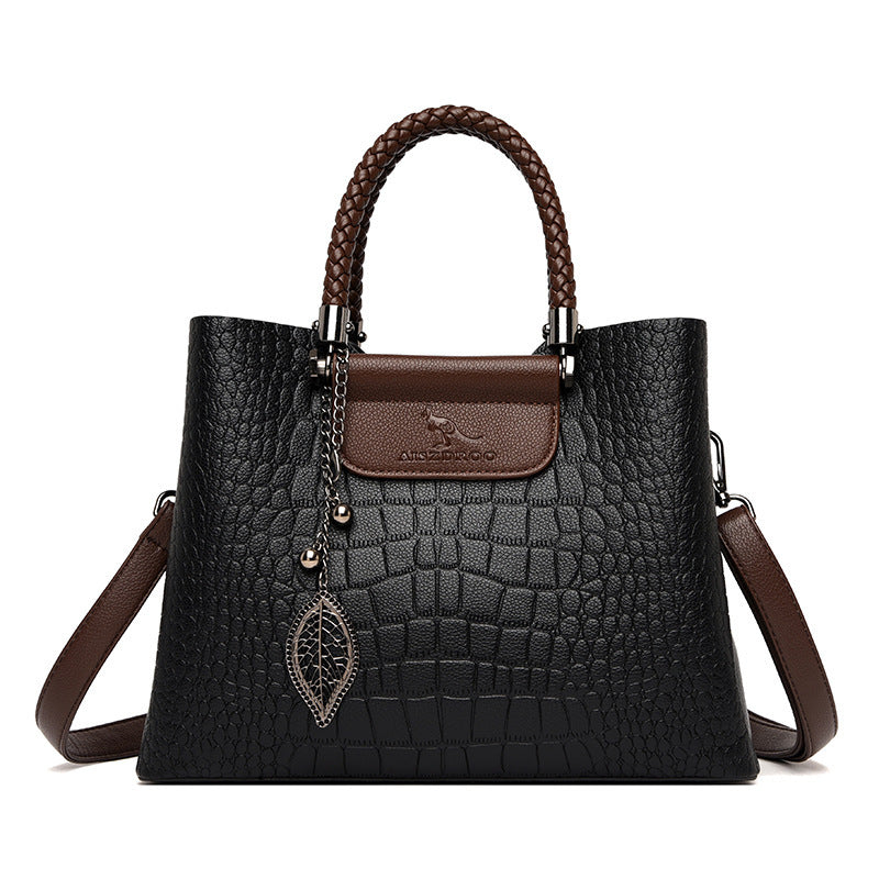 Aurelia Soft-Touch Messenger Tote – Versatile Shoulder Bag for Women