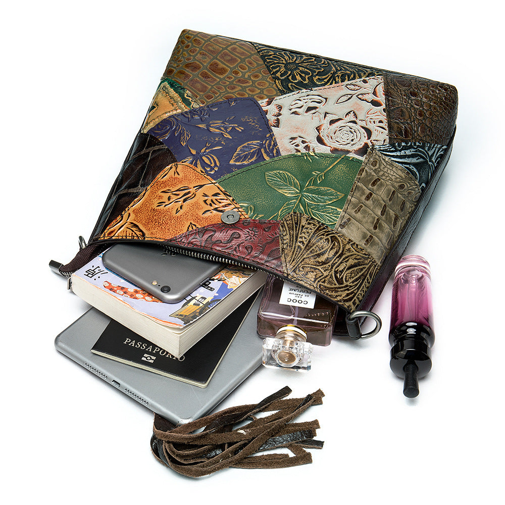 Aurelia™ Genuine Cowhide Tassel Crossbody Bag