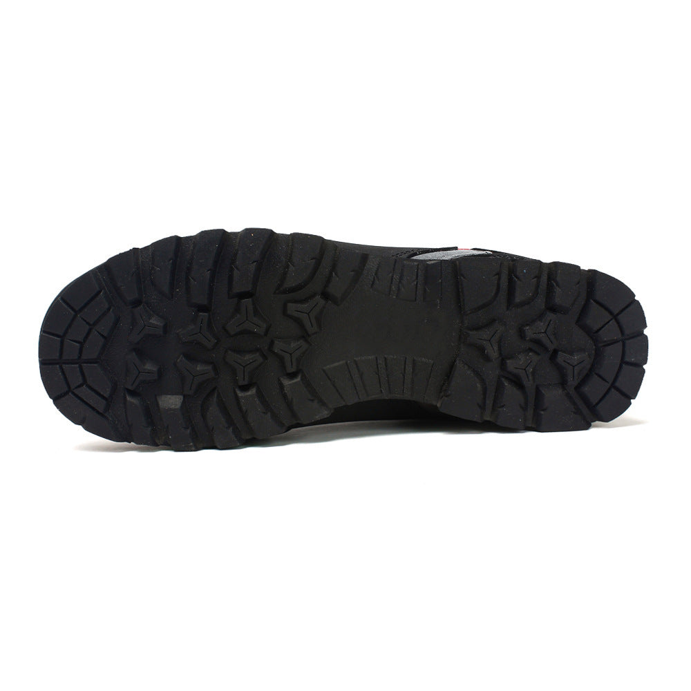 Black sole of a shoe on a white background