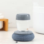Kitchen Scrubber Soap Dispensing Palm Brush