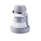 Automatic Liquid Adding Cleaning Brush — 2-in-1 Kitchen Scrubber