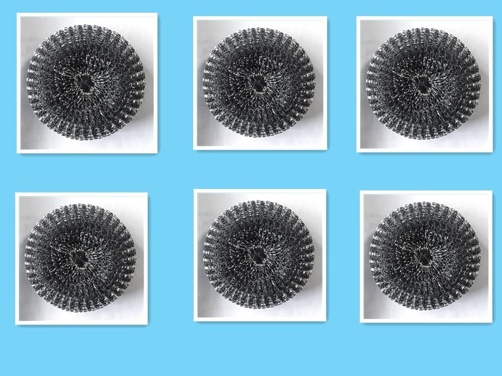 Kitchen Scrubber Soap Dispensing Palm Brush