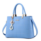 Aveline™ Soft Elegance Handbag with Charm Ball Accent