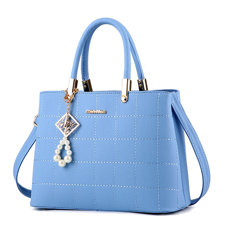 Aveline™ Soft Elegance Handbag with Charm Ball Accent