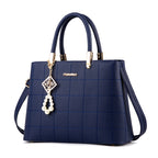 Aveline™ Soft Elegance Handbag with Charm Ball Accent