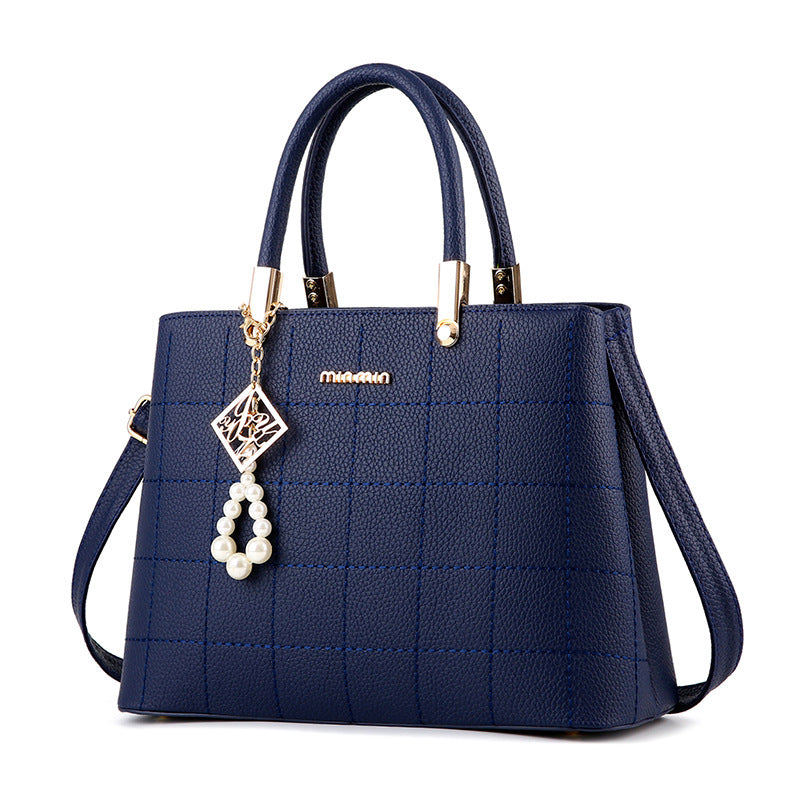 Aveline™ Soft Elegance Handbag with Charm Ball Accent