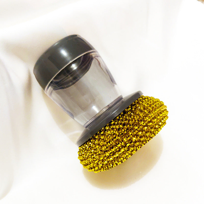 Kitchen Scrubber Soap Dispensing Palm Brush