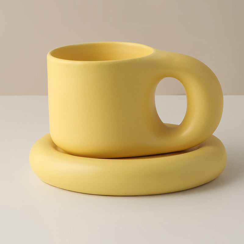 Ceramic Coffee Cup & Saucer Gift Box Set