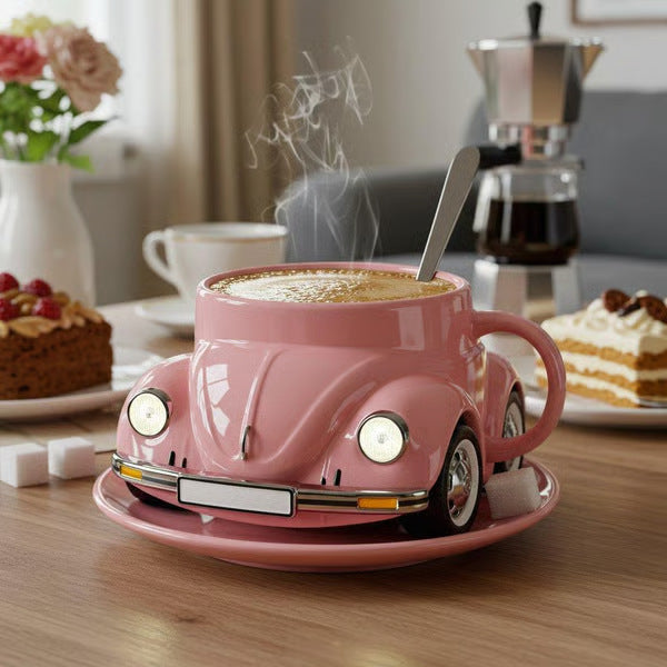 Beetle Shaped Coffee Cup – Unique Resin Mug for Coffee Lovers, Gift Idea