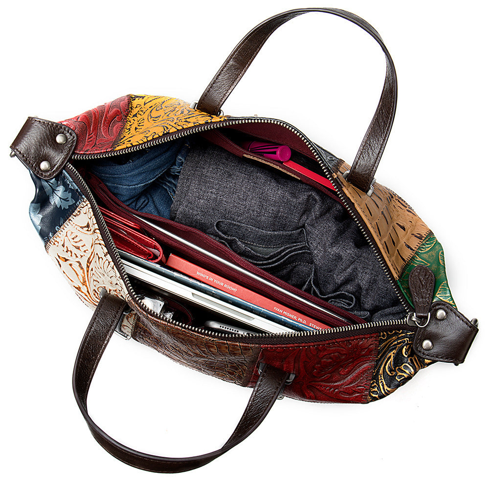 Belva™ Genuine Cowhide Leather Women's Handbag