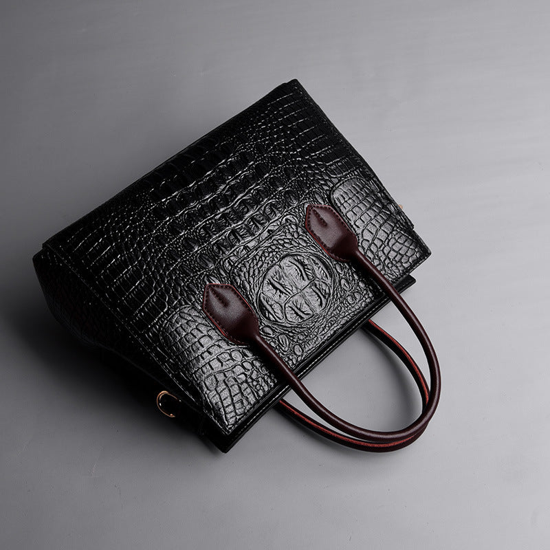Valentina™ European Croc-Embossed Handbag