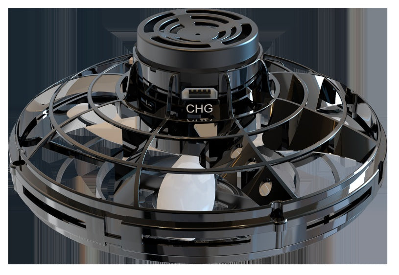 Black and silver drone with 'CHG' branding on a dark background