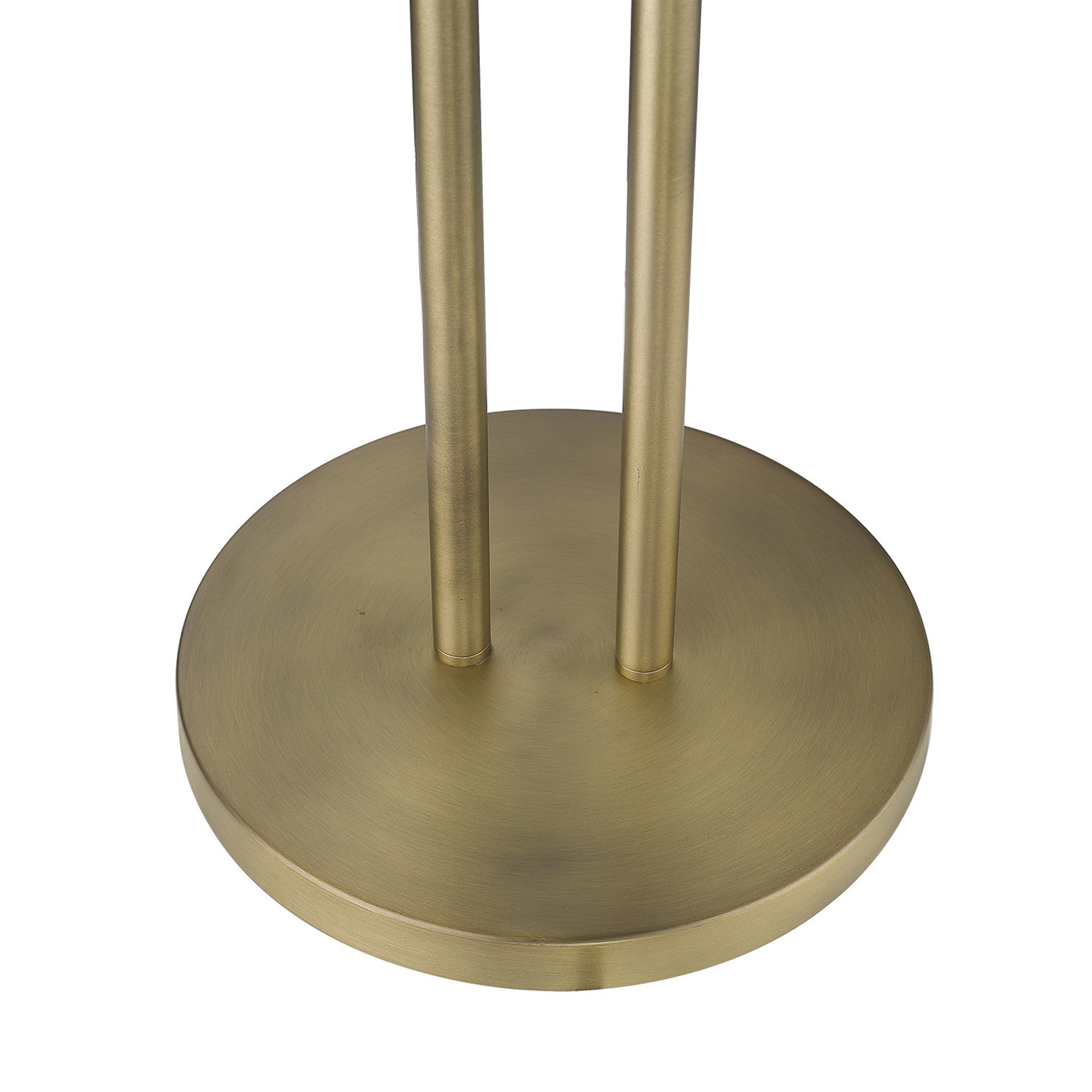 Classic Brass Two-Light Torchiere Floor Lamp