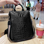 Celeste Croco-Textured Leather Backpack