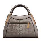 Serpentine Luxe™ Croc Embossed Trapezoid Handbag