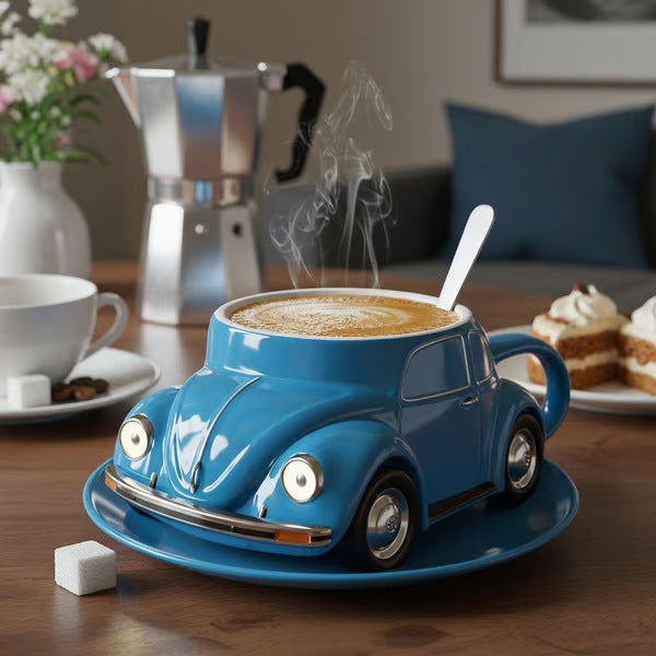 Beetle Shaped Coffee Cup – Unique Resin Mug for Coffee Lovers, Gift Idea