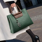 Aurelia Soft-Touch Messenger Tote – Versatile Shoulder Bag for Women