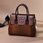 Valentina™ European Croc-Embossed Handbag