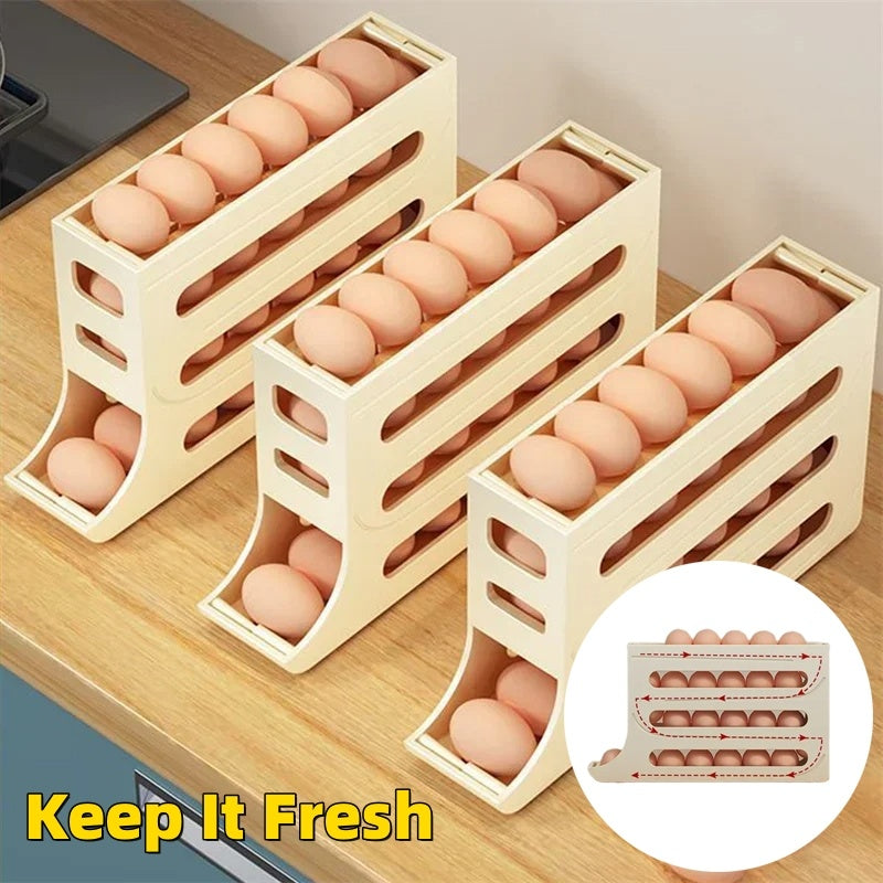 4-Layer Automatic Egg Roller Tray