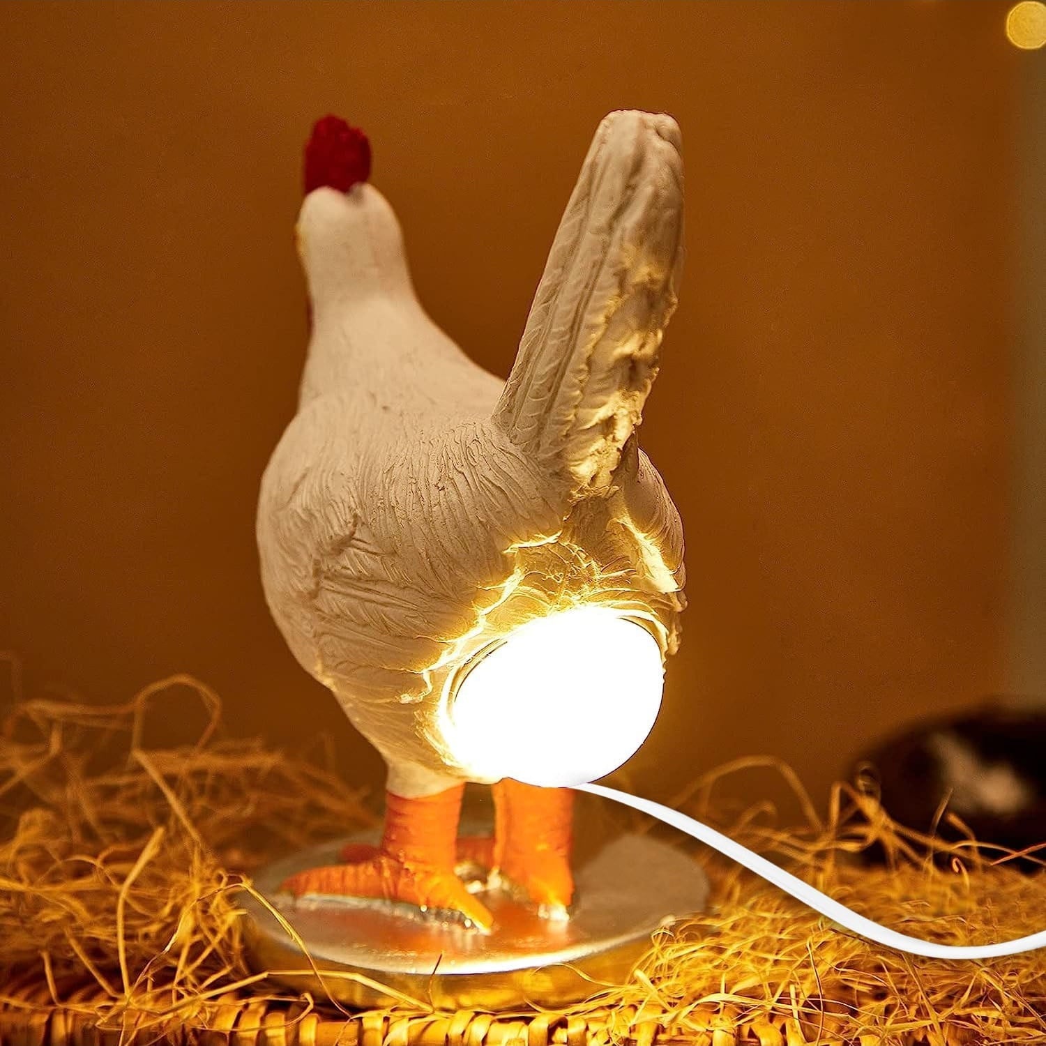 Chicken Egg Novelty USB Lamp