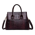 Valentina™ European Croc-Embossed Handbag