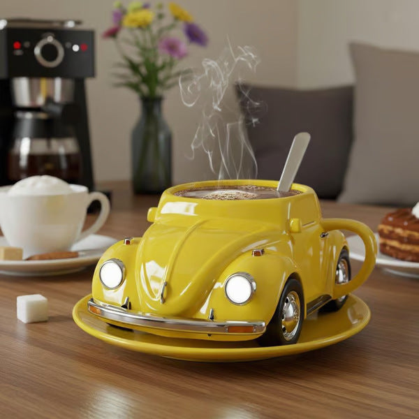 Beetle Shaped Coffee Cup – Unique Resin Mug for Coffee Lovers, Gift Idea