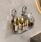 Punch-Free Wall Mount Organizer Toiletries Storage Box