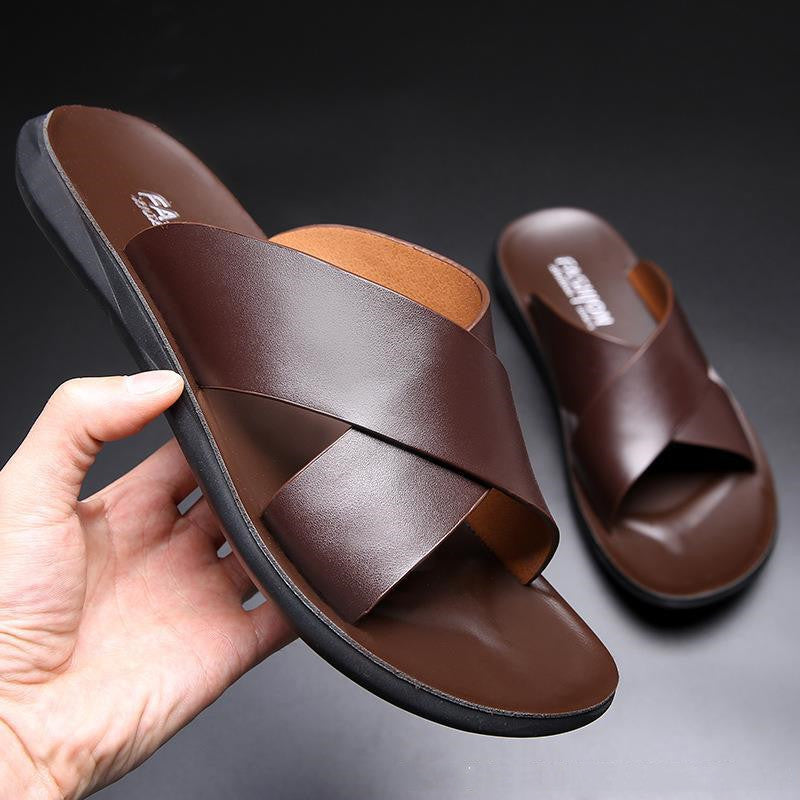 New Generation Anti-Skid Cowhide Leather Sandals