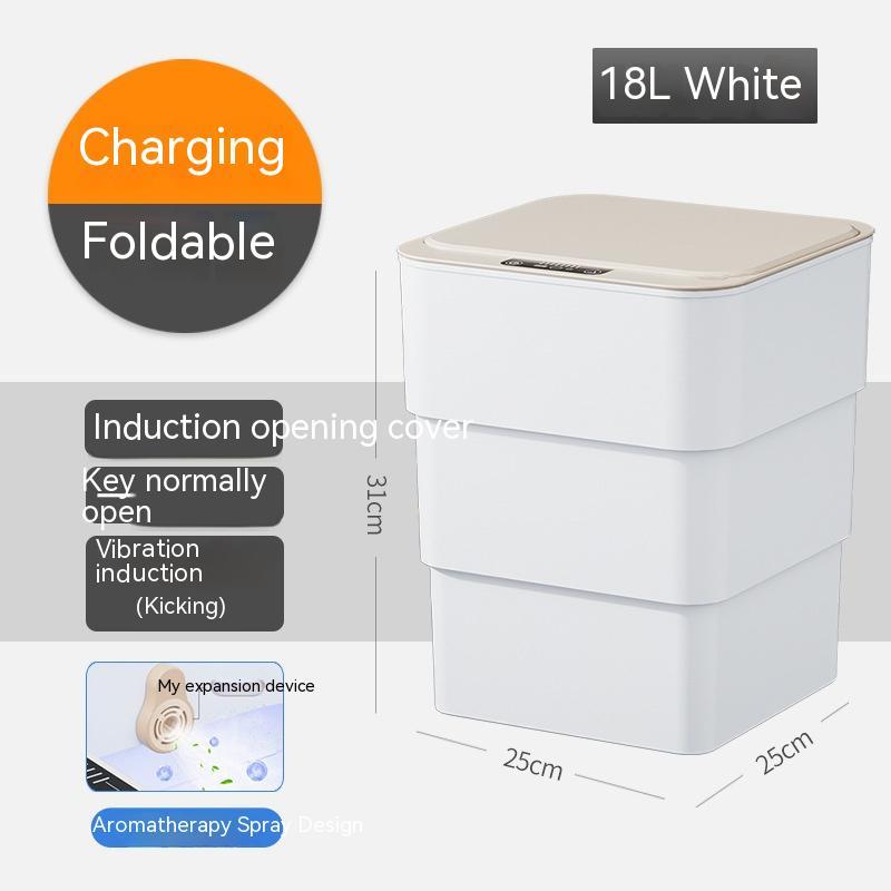 Smart Automatic Trash Can with Lid – Motion Sensor Dustbin