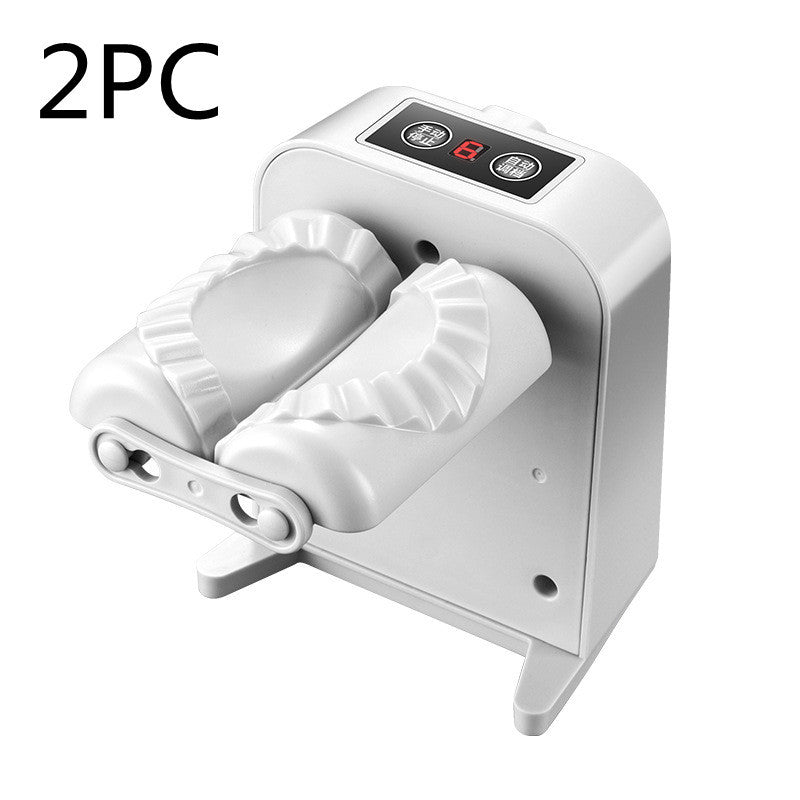 White dumpling maker on a white background