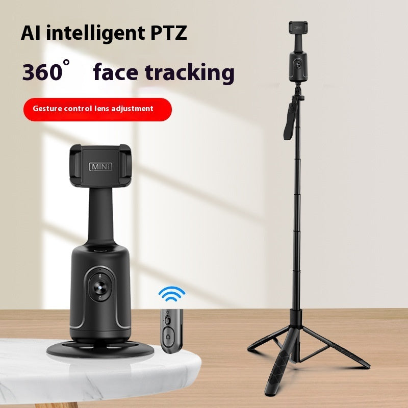 Auto Face Tracking Tripod 360° — Hands-Free Filming Made Easy