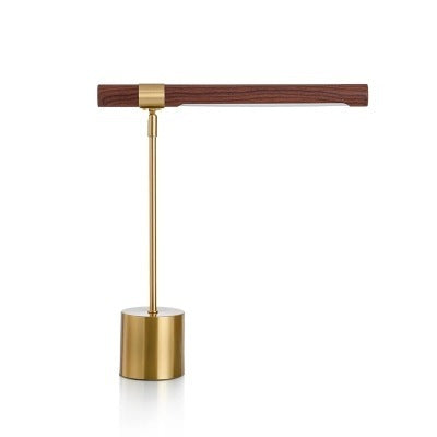 Golden Wood Grain Table Lamp