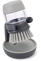 Automatic Liquid Adding Cleaning Brush — 2-in-1 Kitchen Scrubber