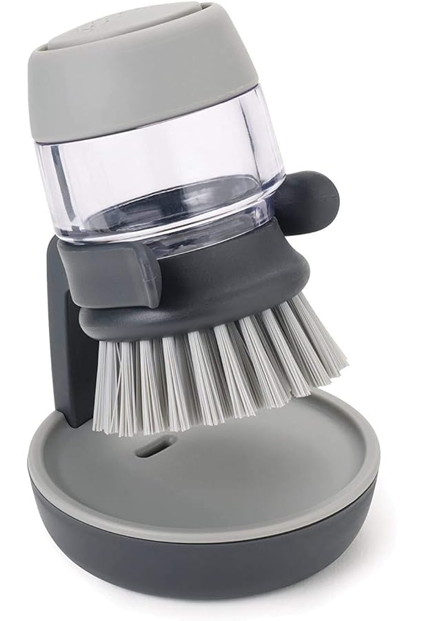 Automatic Liquid Adding Cleaning Brush — 2-in-1 Kitchen Scrubber