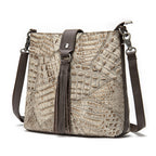 Aurelia™ Genuine Cowhide Tassel Crossbody Bag