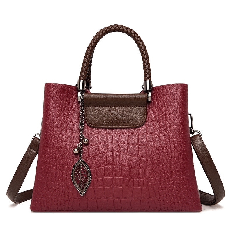 Aurelia Soft-Touch Messenger Tote – Versatile Shoulder Bag for Women
