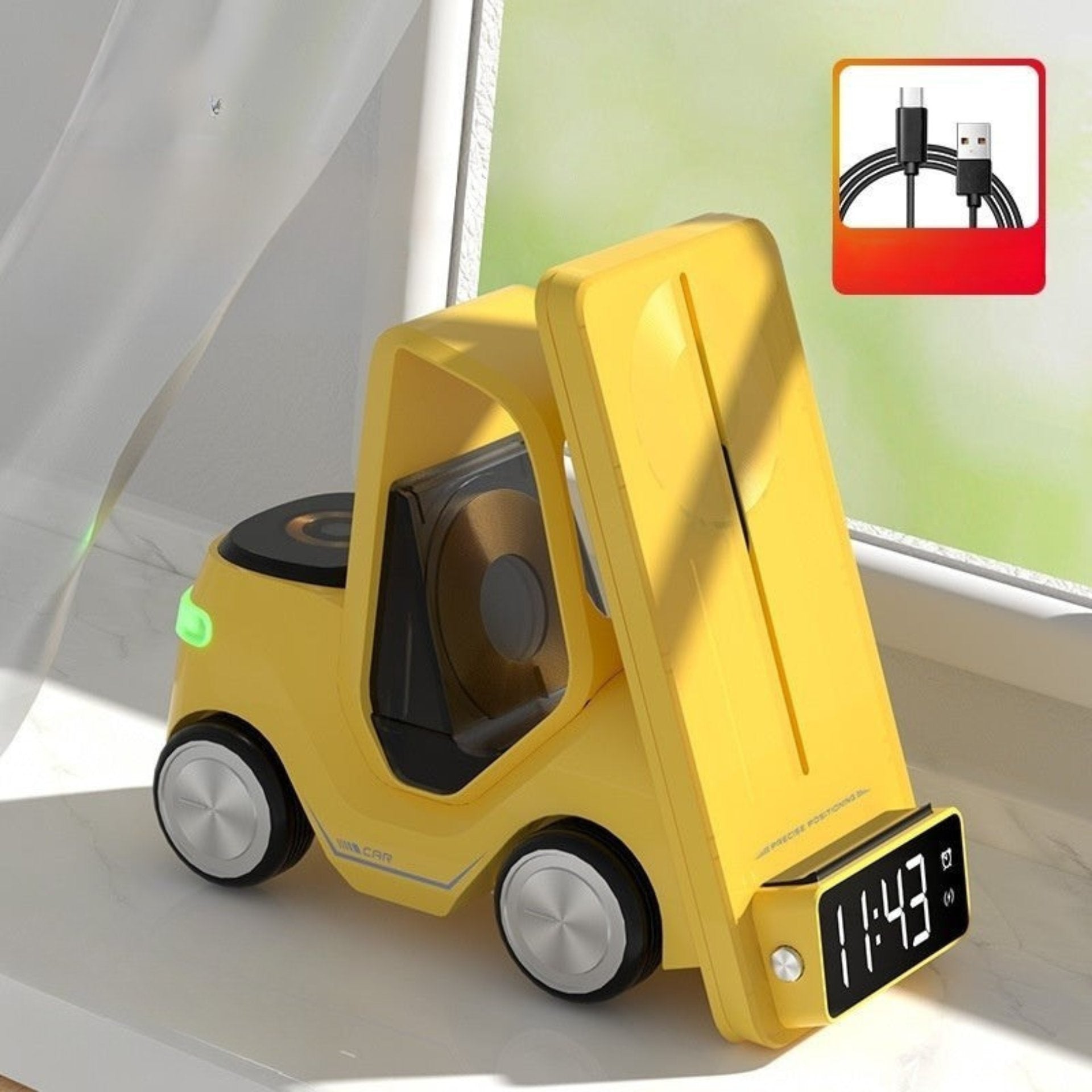 Creative Car External Desktop Stand Wireless Fast Charging