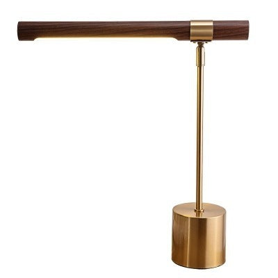 Golden Wood Grain Table Lamp