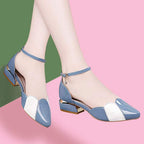Women’s Coarse Heel Roman Sandals