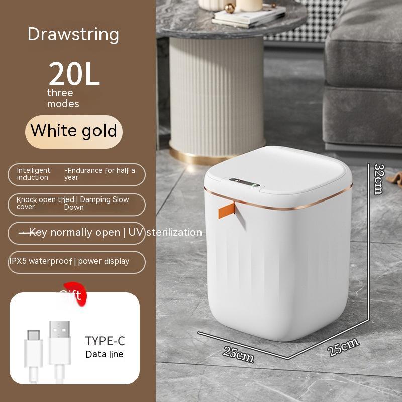 Smart Automatic Trash Can with Lid – Motion Sensor Dustbin