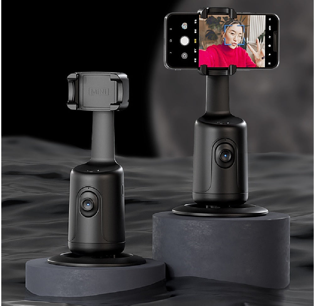 Auto Face Tracking Tripod 360° — Hands-Free Filming Made Easy