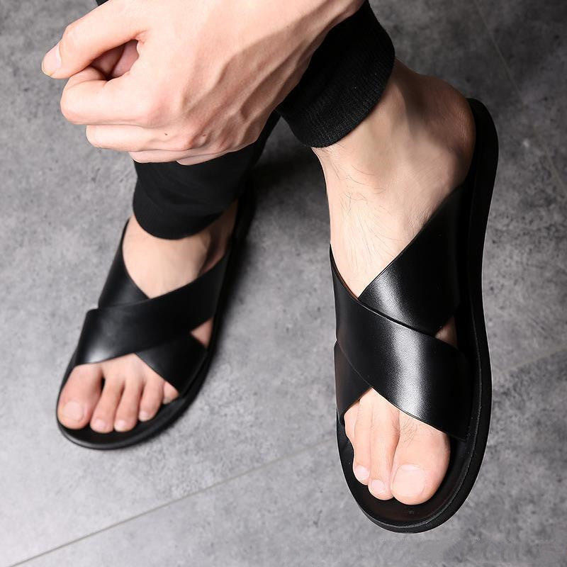New Generation Anti-Skid Cowhide Leather Sandals
