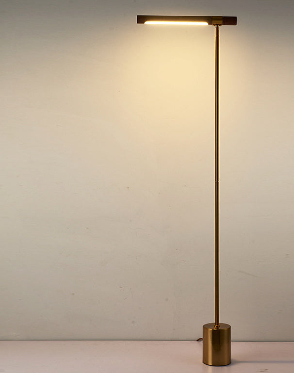 Golden Wood Grain Table Lamp